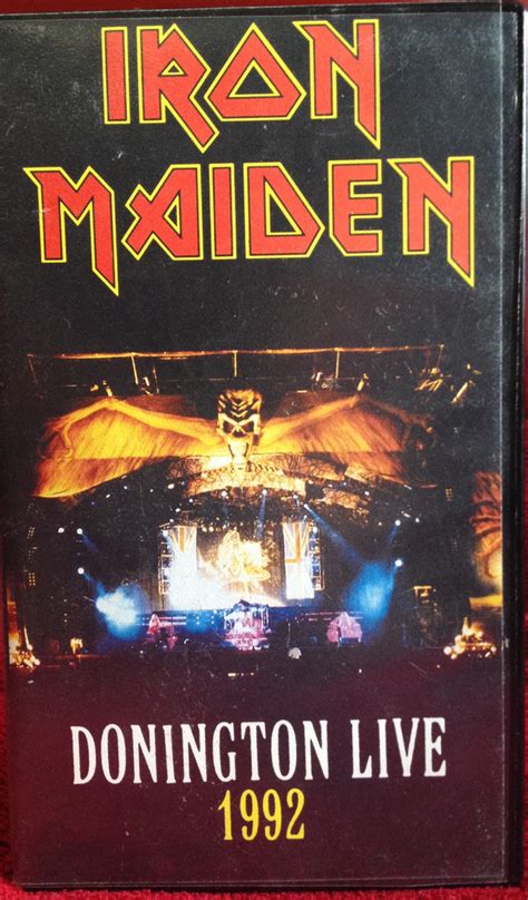 Iron Maiden Donington Live 1992 1996 Vhs Discogs