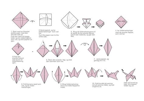 Easy How To Make A Origami Crane Paper Crane Instructions Origami