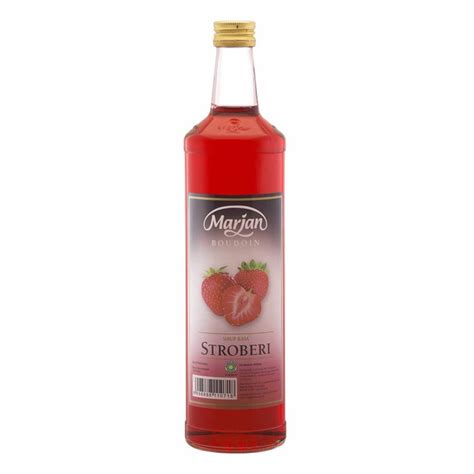 Jual Strawberry Syrup Marjan Boudoin Sirup Stroberi Ml Shopee