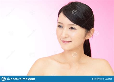 Attractive Asian Woman Stock Image Image Of Beautiful 131273429