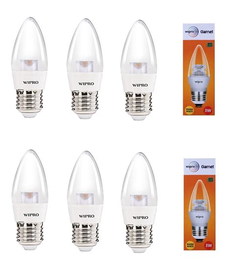 Buy Wipro Garnet Base E Watt Led Bulb Pack Of Yellow Online At