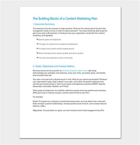 Social Media Marketing Plan Template - For (Word, PDF)