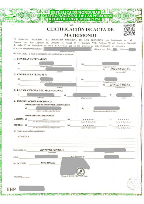 Formato De Acta De Matrimonio En Blanco Para Llenar Riset