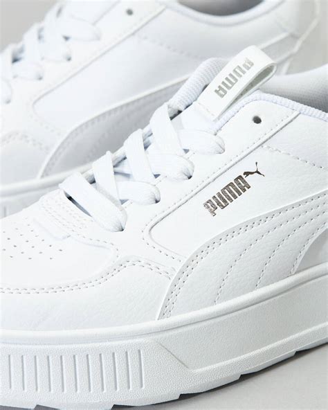 Shop Puma Girls Karmen Rebelle Shoes In Puma Whitepuma White Fast