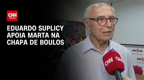 Eduardo Suplicy apoia Marta na chapa de Boulos CNN 360º YouTube