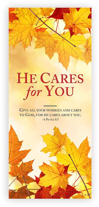 He Cares For You Resources Prayer