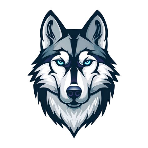 Siberian husky mascot logo 44621181 PNG