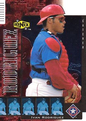 2000 UD Ionix 42 Ivan Rodriguez Texas Rangers HOF EBay