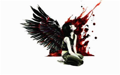 Sad Fallen Angel Anime Wallpaper - Hd Wallpaper Dark Angel Fallen Angel ...