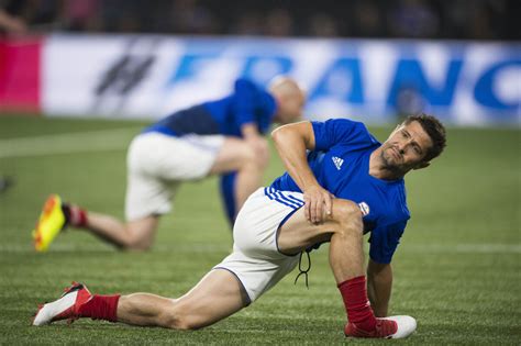 Photo Bixente Lizarazu Lors Du Match D Exhibition France 1998 Le 12