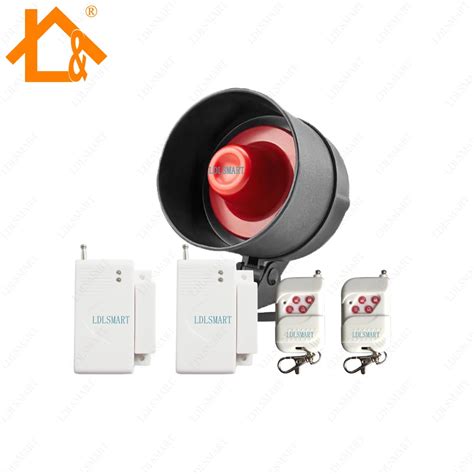 Alarm Speaker Siren Loudly Sound Alarm System Kits With Door Window