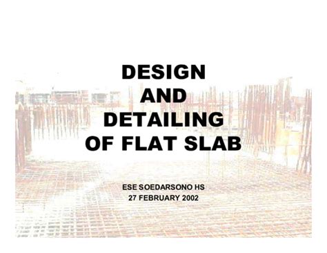 (PDF) DESIGN AND DETAILING OF FLAT SLAB