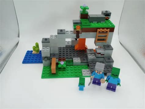 LEGO MINECRAFT: THE Zombie Cave (21141) Complete, No Instructions £7.86 - PicClick UK