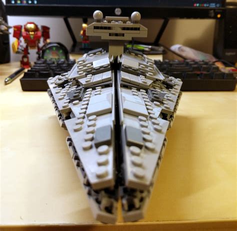 LEGO 8099 Midi Scale Imperial Star Destroyer Built With Spare Bricks