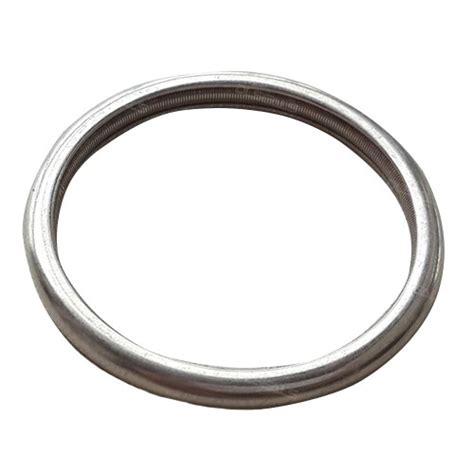 Custom Internal pressure spring reinforced metal C-type seal ring ...