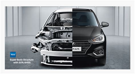 Hyundai Verna Body Structure, HD Png Download - kindpng