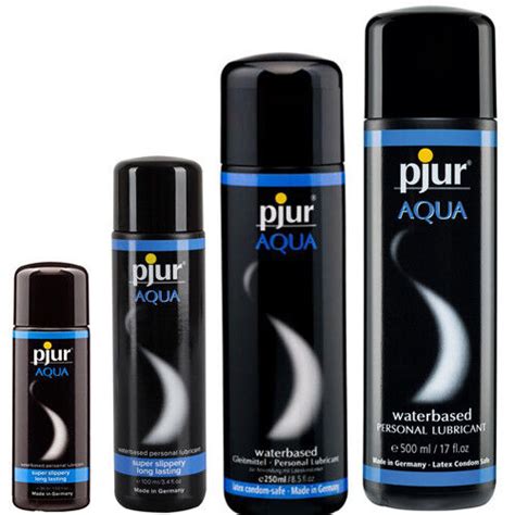 Pjur Aqua Water Based Anal Vaginal Sex Lubelubricant Ebay