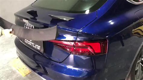 Carbon Fibre S5 Rear Spoiler For Audi A5 Sline S5 B9 Sportback 4 Door 17 19 View S5 Rear