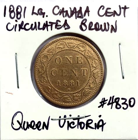 H Canada Large Cent Lovely Circulated Brown Queen Victoria