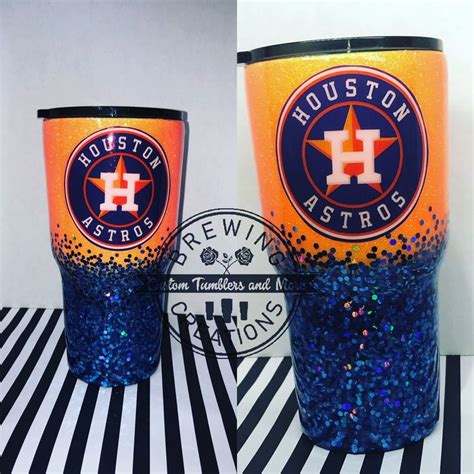 Astros Houston Baseball Custom Tumblers Tumbler Tumbler Cups