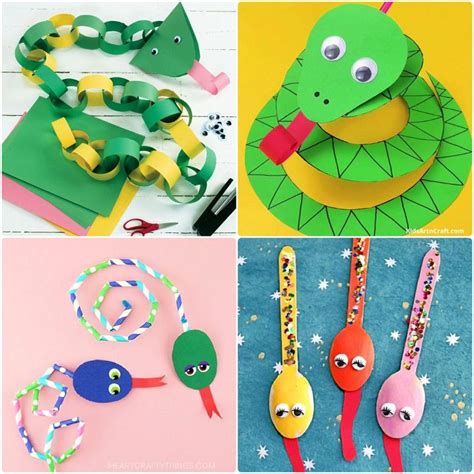 25 Easy Snake Crafts for Kids (Preschoolers & Toddlers)