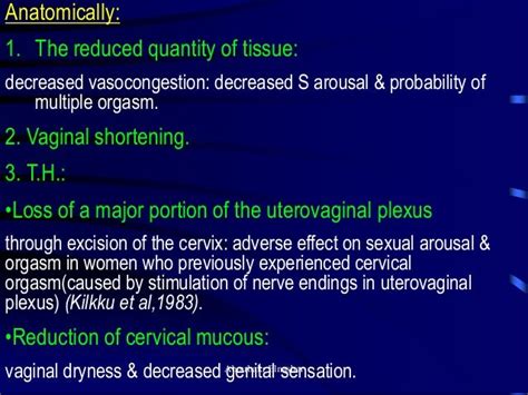 Sexual Function After Hysterectomy