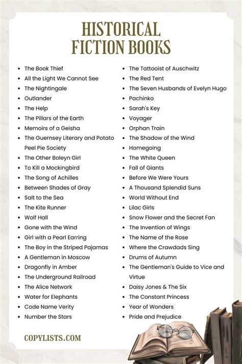 List Of Historical Fiction Books In 2023 Historical Fiction Books