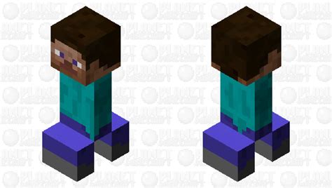 Steve Creeper Minecraft Mob Skin