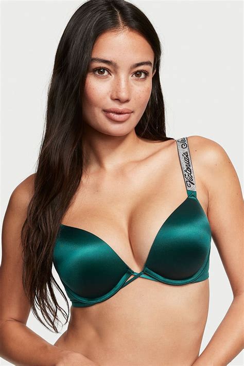 Victorias Secret Shine Strap Add 2 Cups Push Up Bombshell Bra Victorias Secret Ireland