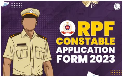 Rpf Constable Application Form Steps To Apply Online