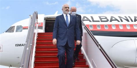 Albanian Prime Minister Edi Rama Arrives In Azerbaijan For Official Visit