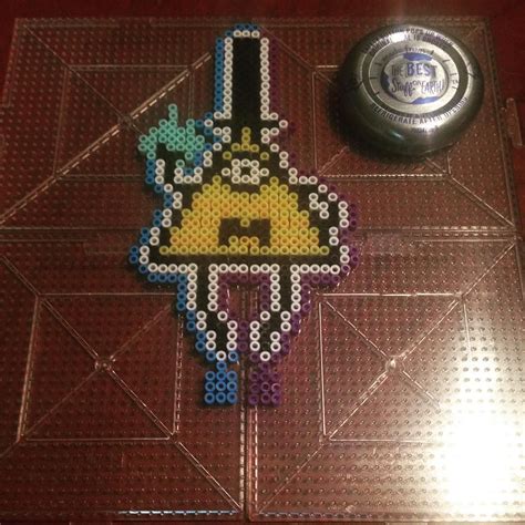 Bill Cypher Topper Gravity Falls Perler Beads By Perlernerdcrafts