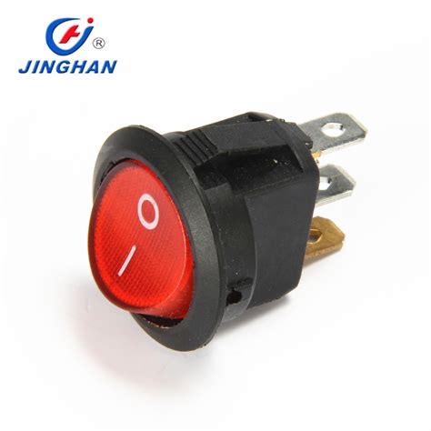 Onoff Round Rocker Switch Dc 20a 12v Car Boat Motorcycle China