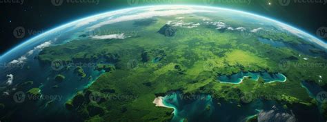 Green planet - Earth. AI generated 29263614 Stock Photo at Vecteezy