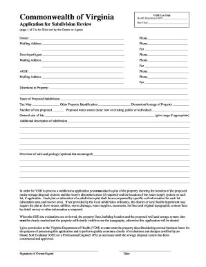 Fillable Online Powhatanva Final Subdivision Checklist Powhatan