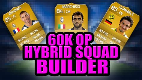 FiFA 14 60k OP Hybrid Squad Builder YouTube