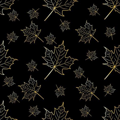 Fall leaf seamless pattern. Autumn foliage. Background for your design ...