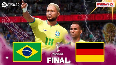 FIFA 22 Gameplay Brazil Vs Germany Final FIFA World Cup Red Card