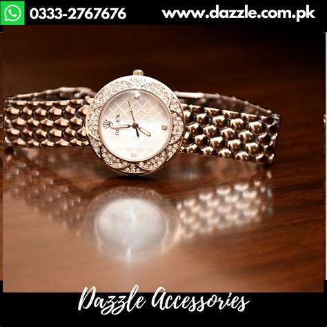 Silver Replica Women Watch in Pakistan - Dazzle Accessories