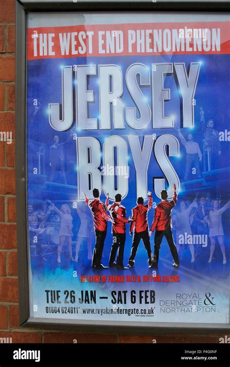 Jersey Boys musical poster Stock Photo - Alamy