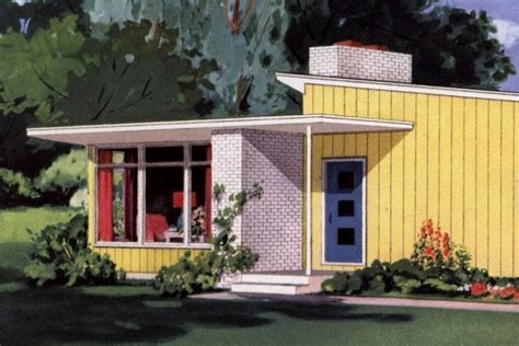 130 Vintage 50s House Plans Used To Build Millions Of Mid Century