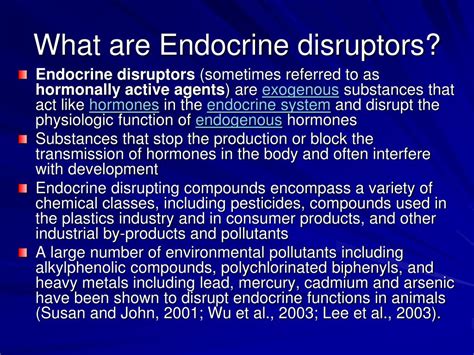 Ppt What Are Endocrine Disruptors Powerpoint Presentation Free