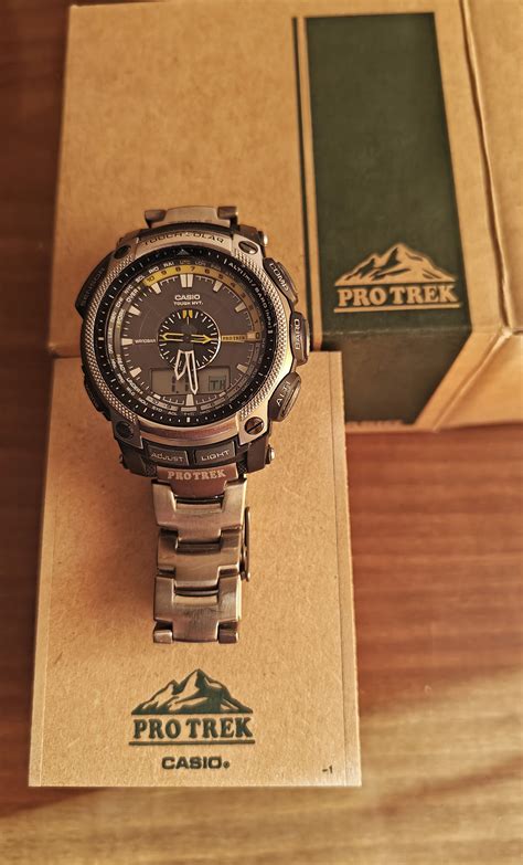 VENDUTO Vendo Casio Pro Trek PRW 5000T 7ER Titanio