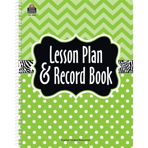 Lime Chevrons And Dots Lesson Plan And Record Book Bell 2 Bell