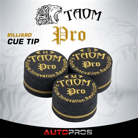 Taom Pro Billiard Cue Tip Pc Lazada Ph