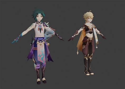 Scheinze On Twitter I Finally Finish Editing The Models And Ofc They