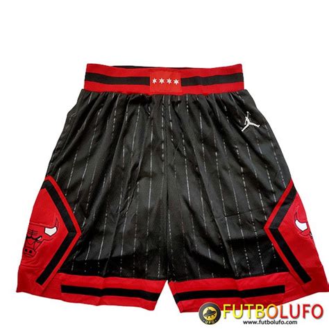 Tienda Online Cortos Nba Chicago Bulls Negro Rojo