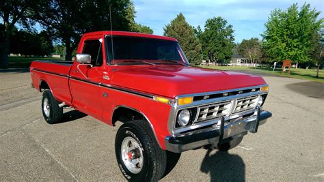 1975 Ford F 250 Ranger 4x4 Xlt Original Restored Highboy 4x4 Low Original Miles