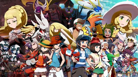 Pokémon Pokémon Ultra Sun and Ultra Moon Boy Girl 1080P wallpaper