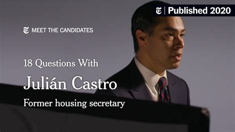 18 Questions With Julián Castro - The New York Times